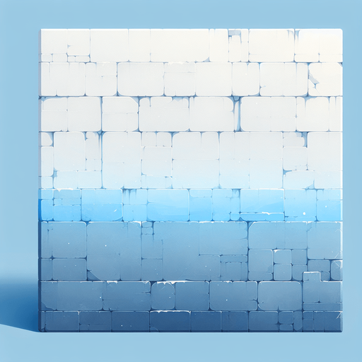 Стена белая синия.
Single Game Texture. In-Game asset. 2d. Blank background. High contrast. No shadows.