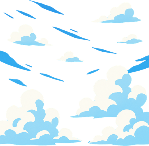 blue sky wiew large scale.
In-Game asset.  2d.  High contrast.  No shadows