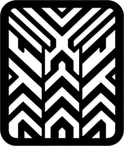 black chevron.
UI element