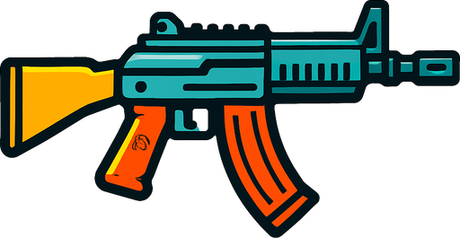 silah.
In-Game asset.  2d.  High contrast.  No shadows