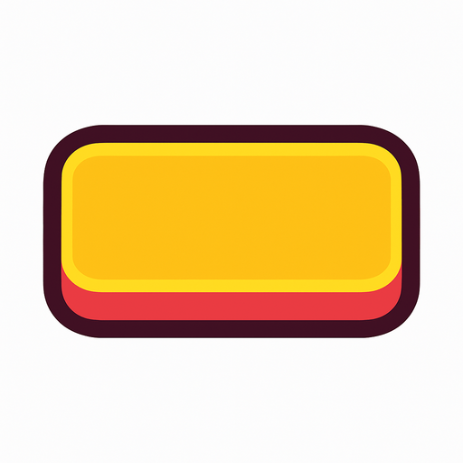 boş buton.
In-Game asset.  2d.  High contrast.  No shadows