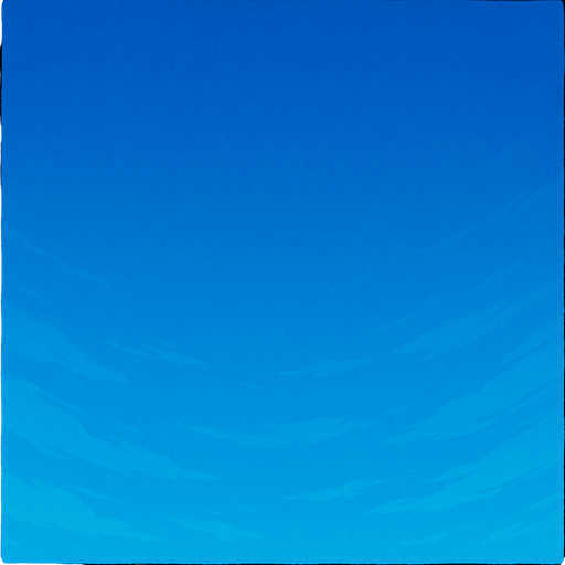 Has un cielo bonito sin nubes y sin bordes.
In-Game asset.  High contrast.  No shadows