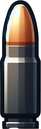 silah mermisi animasyon.
Single Game Texture.  In-Game asset.  2d.  Blank background.  High contrast.  No shadows