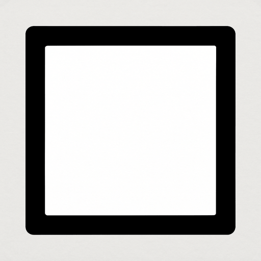 White square.
In-Game asset.  2d.  High contrast.  No shadows