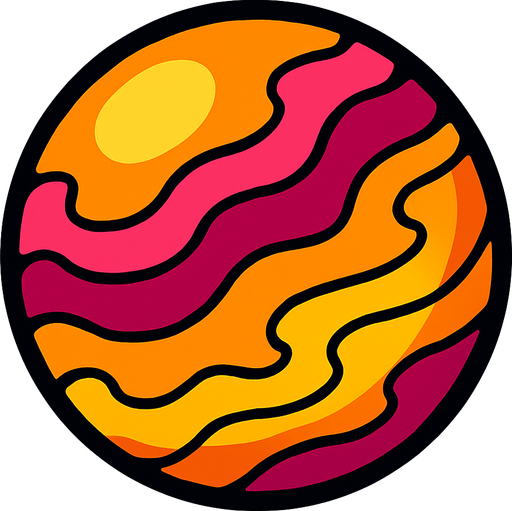 planeta.
In-Game asset.  2d.  High contrast.  No shadows