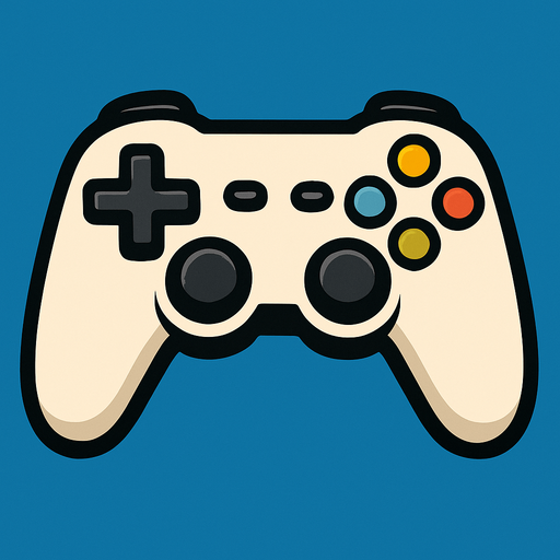 gamepad photo.
In-Game asset.  2d.  High contrast.  No shadows
