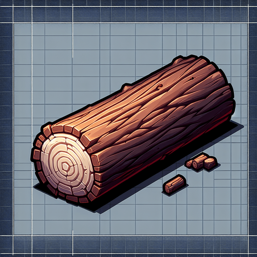 log, 250x60.
Single Game Texture.  In-Game asset.  2d.  Blank background.  High contrast.  No shadows