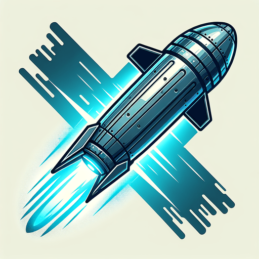 blue light horizontal torpedo.
Single Game Texture.  In-Game asset.  2d.  Blank background.  High contrast.  No shadows