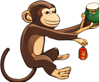 May you turn the monkey so it can seen from front?