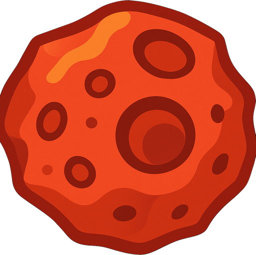 Красно оранжевый