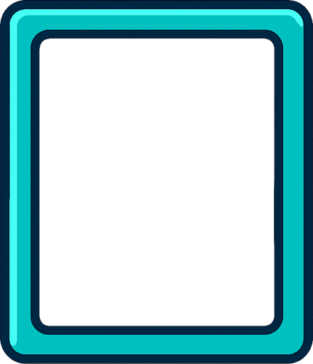 Cuadro transparente.
In-Game asset.  2d.  High contrast.  No shadows