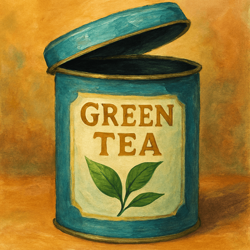 Turn the tea can and open the lid a little