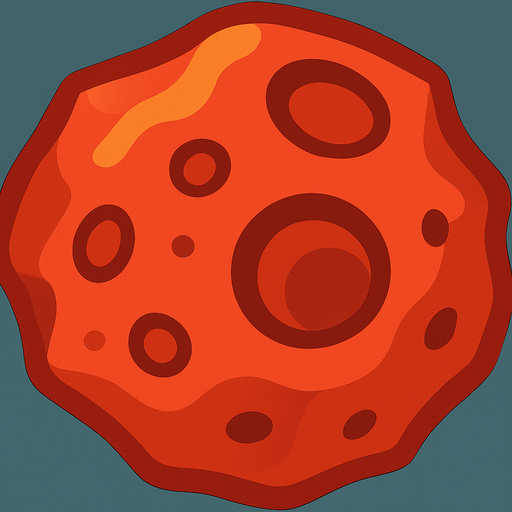 Красно оранжевый