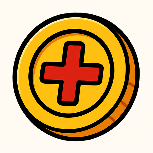 create a power up coin.
In-Game asset.  2d.  High contrast.  No shadows