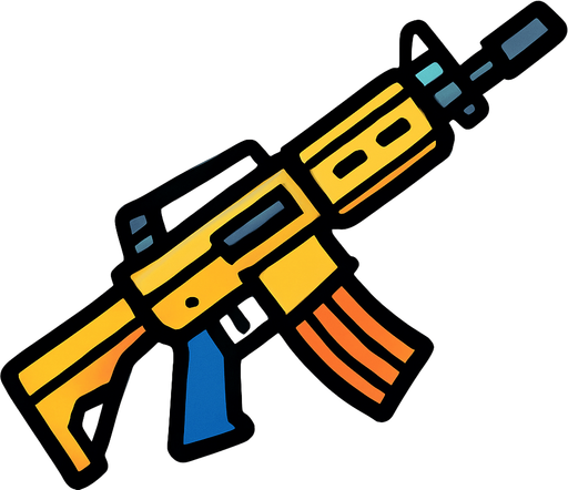 Arma.
In-Game asset.  2d.  High contrast.  No shadows