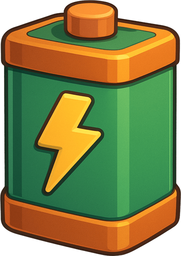 baterry.
In-Game asset.  No shadows