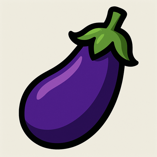 Obergine.
In-Game asset.  2d.  High contrast.  No shadows