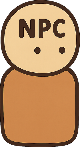 Mobile npc. No background. Transparent background. Blank background. No shadows. 2d. In-Game asset. flat