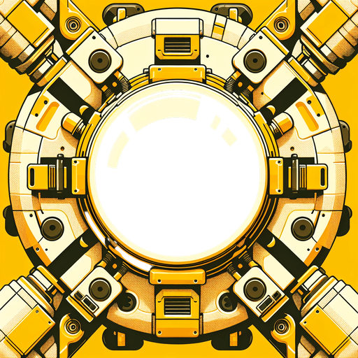 Create a top down view of an astronaut in a bright yellow space suit.
Single Game Texture. In-Game asset. 2d. Blank background. High contrast. No shadows.