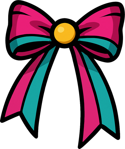 Bow.
In-Game asset.  2d.  High contrast.  No shadows that you can wear for girls