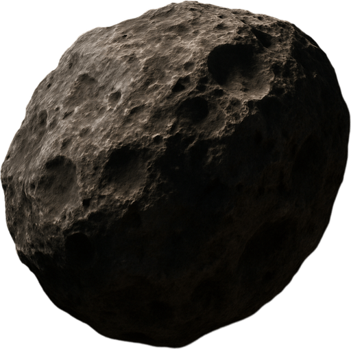Photorealistic asteroid