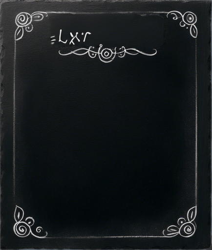 small text "ELIXIR" written in chalk