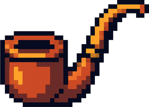 Pipe.
In-Game asset.  2d.  High contrast.  No shadows