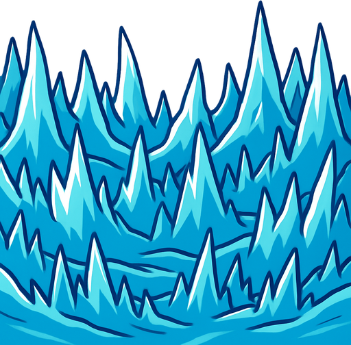 buz arkaplan.
In-Game asset.  2d.  High contrast.  No shadows