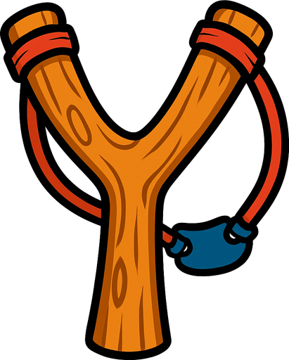 Big Slingshot.
In-Game asset.  2d.  High contrast.  No shadows