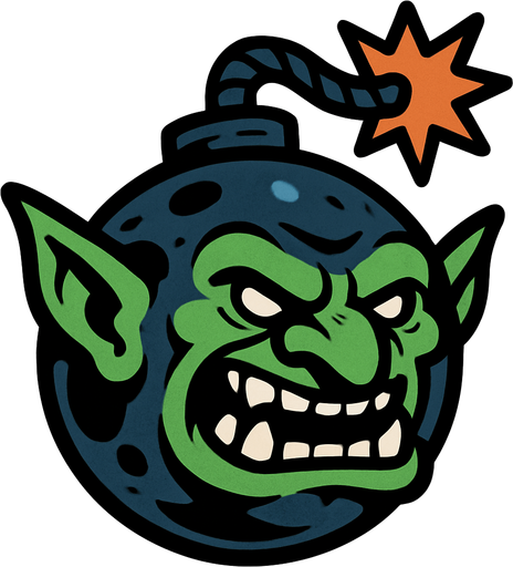 Troll bomb.
In-Game asset.  2d.  High contrast.  No shadows