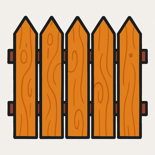 valla.
In-Game asset.  2d.  High contrast.  No shadows