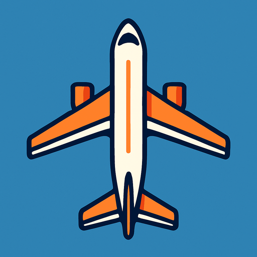 tepeden bakış uçak.
In-Game asset.  2d.  High contrast.  No shadows