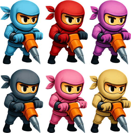 Same ninjas characters but other colors