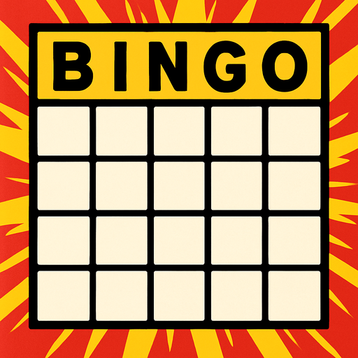 Streakbackground bingo.
In-Game asset.  2d.  High contrast.  No shadows
