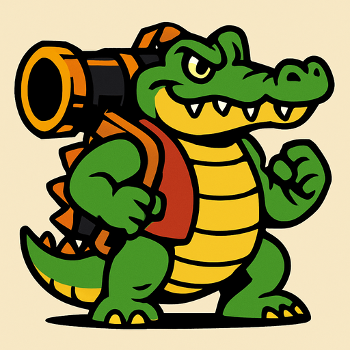 Bombardilo crocodilo.kasası yap.
In-Game asset.  2d.  High contrast.  No shadows