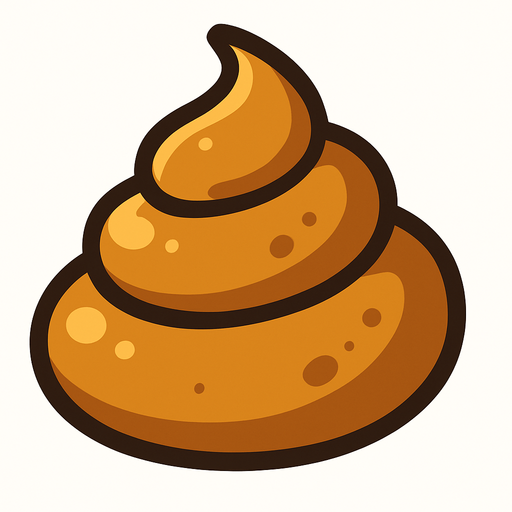 Poop.
In-Game asset.  High contrast.  No shadows