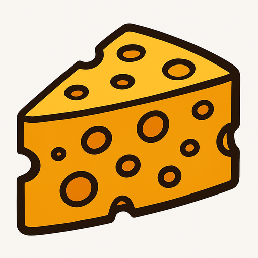 Peynir.
In-Game asset.  2d.  High contrast.  No shadows