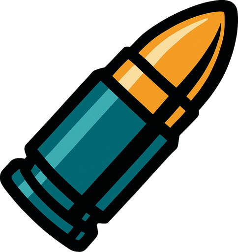 mermi.
In-Game asset.  2d.  High contrast.  No shadows