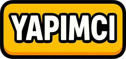 YAPIMCI BUTTON.
In-Game asset.  2d.  High contrast.  No shadows