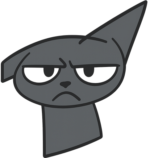 Mad gray and dark grey sprunki . No background. Transparent background. Blank background. No shadows. 2d. In-Game asset. flat