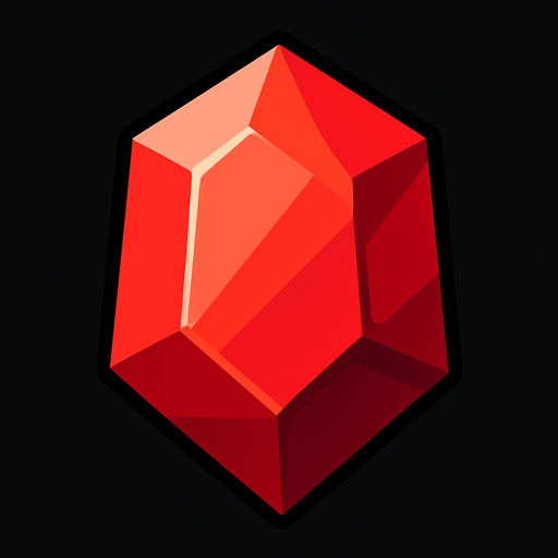 Gema.
In-Game asset.  2d.  High contrast.  No shadows