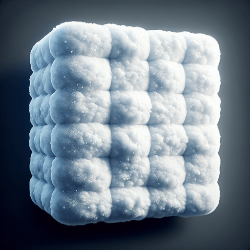 snow covered square with round corners Single Game Texture. In-Game asset. 2d. Blank background. High contrast. No shadows. Single Game Texture. In-Game asset. 2d. Blank background. High contrast. No shadows.