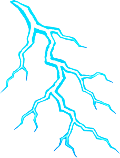 Lightning.
In-Game asset.  2d.  High contrast.  No shadows
