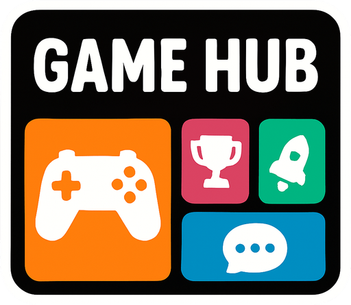 Game hub.
In-Game asset.  2d.  High contrast.  No shadows