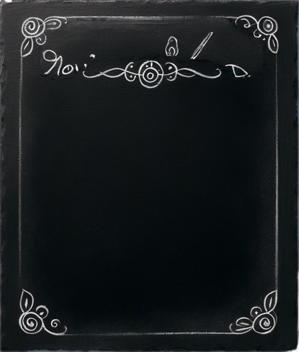 "NOVICE BLEND" handwritten in chalk