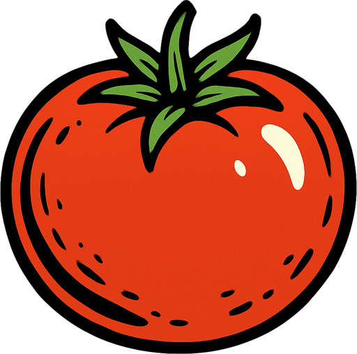 Tomate.
In-Game asset.  2d.  High contrast.  No shadows
