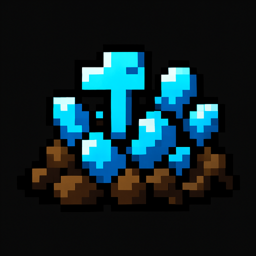 Chopper ore pixart.
In-Game asset.  2d.  High contrast.  No shadows