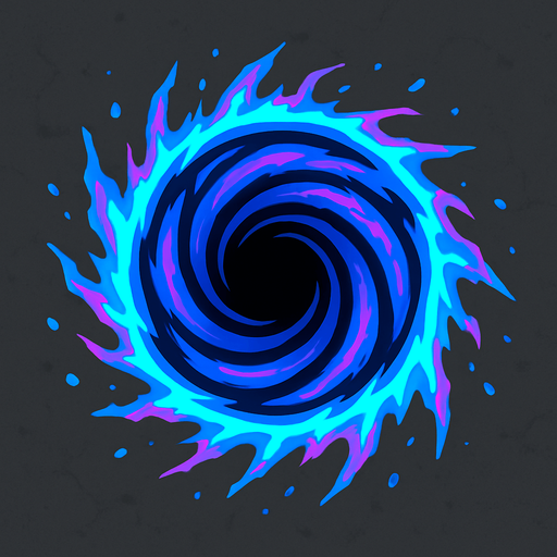 wormwhole for TD game towdown.
In-Game asset.  2d.  High contrast.  No shadows