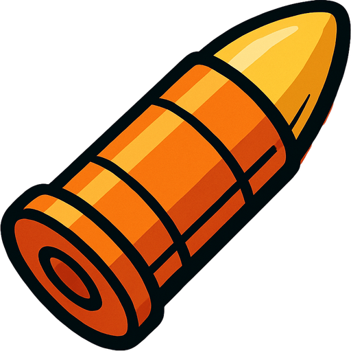 munition.
In-Game asset.  2d.  High contrast.  No shadows