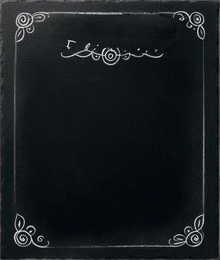 LETTERS "ELIXIR" in chalk